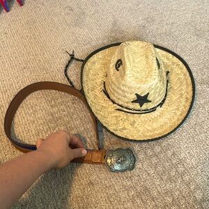 Toddler Cowboy Hat and Belt